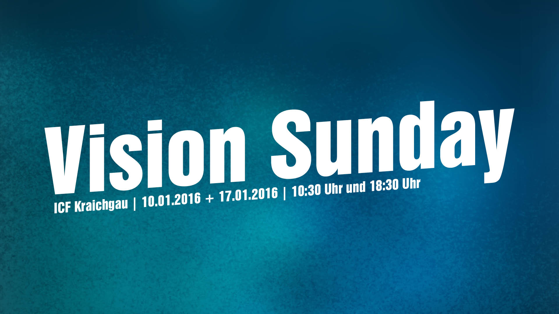 Vision Sunday - Teil 1 (Henning Krockow)